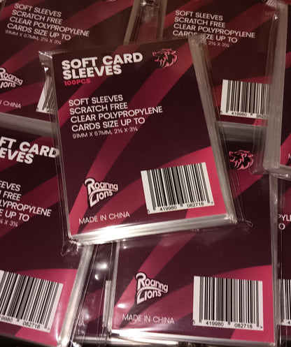 Soft Card Sleeves - 100pcs