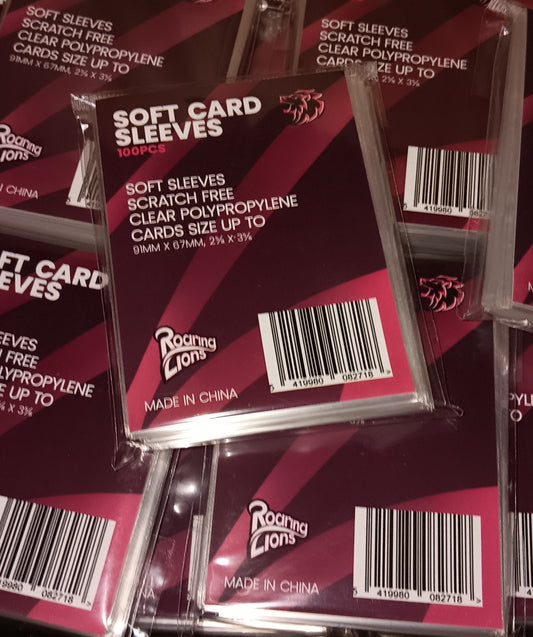 Soft Card Sleeves - 100pcs
